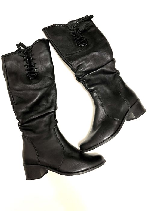 Сапоги утепленные  нат кожа 38р