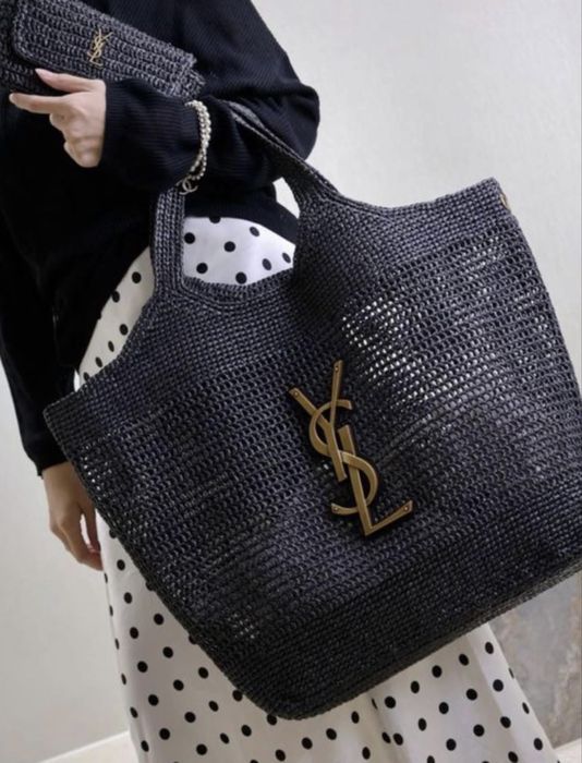 Ysl torba z Raffi recznie tkana