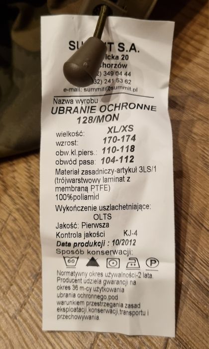 Kurtka ochronna MON
