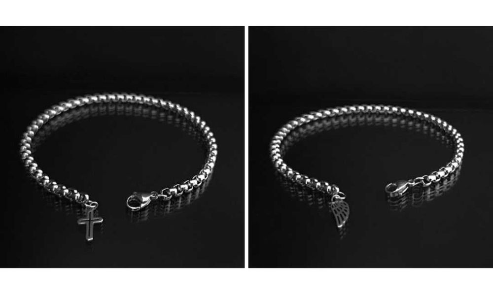 Pulseiras bracelets aço inoxidável 316L motard masculinas