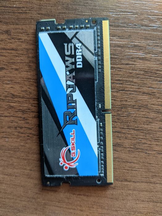 Оперативна памʼять G.Skill Ripjaws DDR4 16GB 2666MHz SO-DIMM