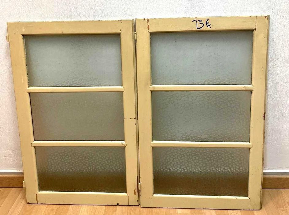 Janelas antigas aptas a serem usadas