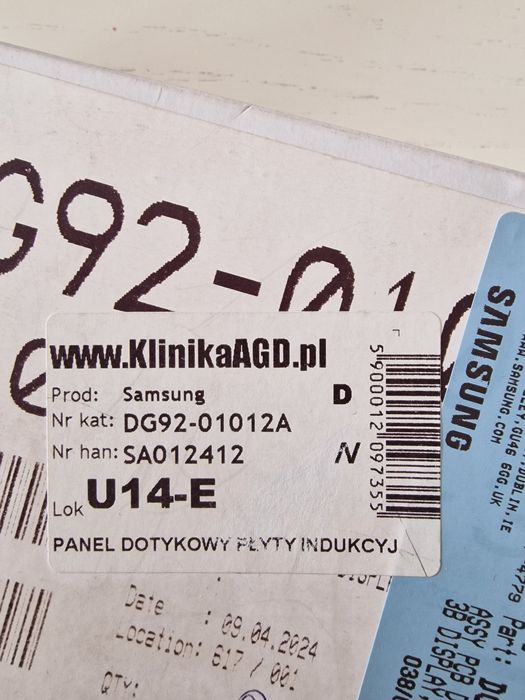 MODUŁ NZ9900J - DISPLAY, DG41 - 00002A, DG92 - 01010A