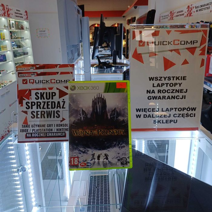 Gra XBOX 360 / X Series Władca Pierścieni Wojna na Północy Gwar 1 rok