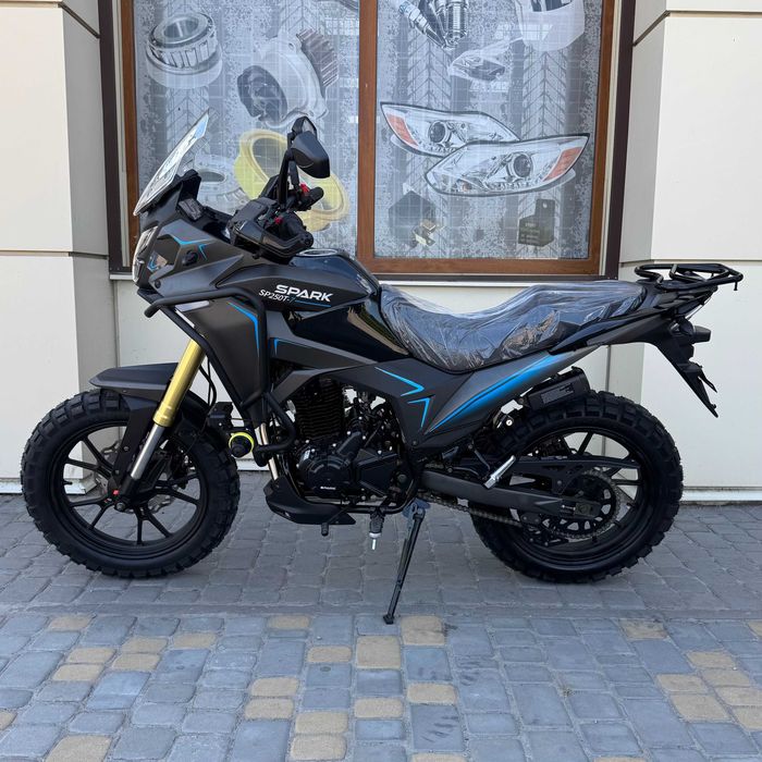 Мотоцикл Spark SP250T-7 (чорний з синім)
