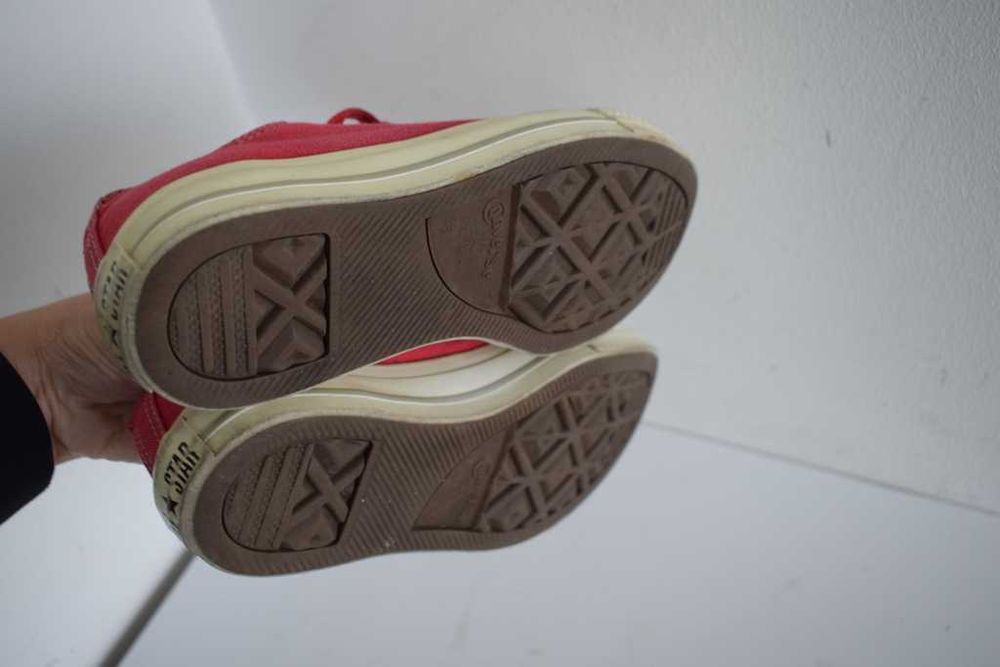 Converse czerwone trampki buty 36