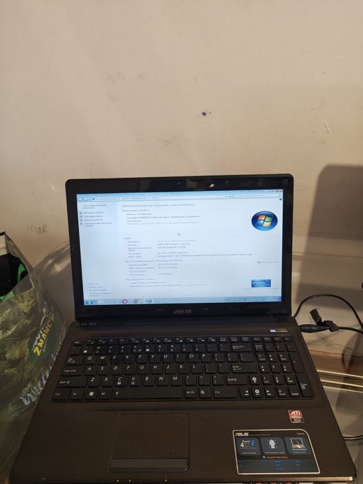 Laptop Asus 52d AMD 2.2ghz 3gb