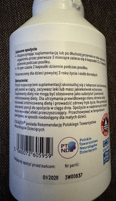 Kapsułki EQUAZEN 400 sztuk