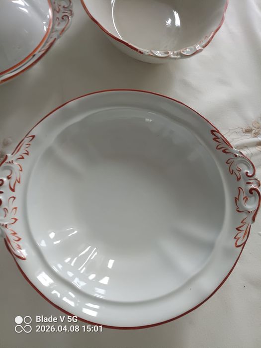 Piekny bardzo stary serwis XIX Villeroy & Boch