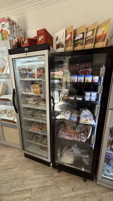 Frigorifico vertical e Arca congeladora vertical de loja como novas