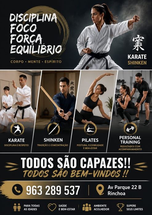 Karate, Pilates, Shinken, Personal Training  em Rio de Mouro Rinchoa Estúdio EliteBox