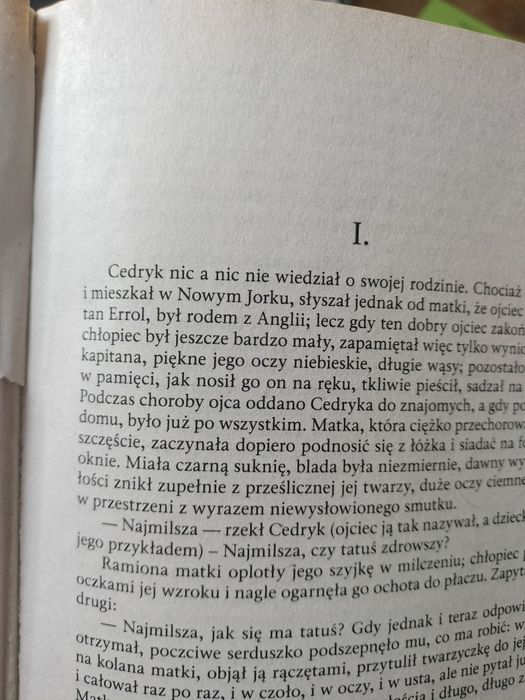 Książka ,,Mały lord."