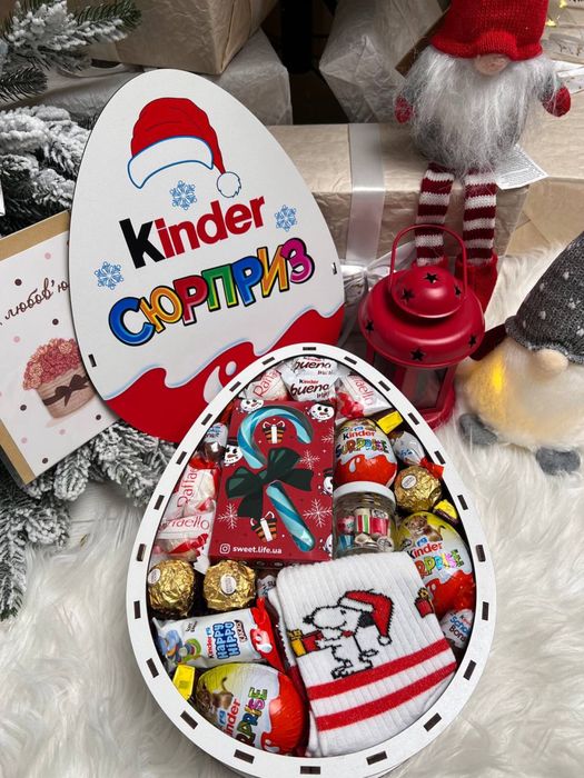 ‼️КРАЩА ЦІНА‼️Подарунок від Святого Миколая/Подарунковий бокс солодощі