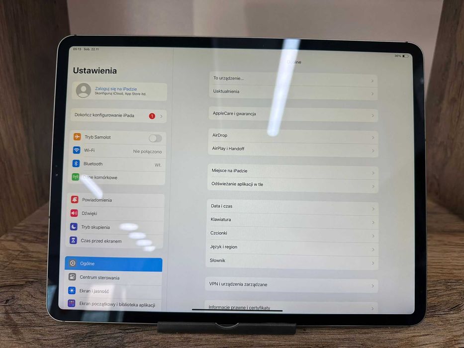 iPad Tablet Apple Pro 12.9-inch 4th 1TB Space Gray A2232 gwarancja