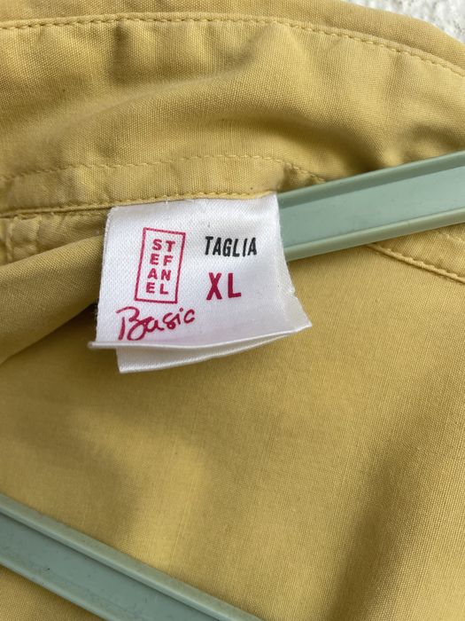 Camisa manga cumprida amarela XL