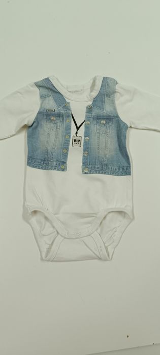 Body para bebé, 100% algodão. Para 1/3 meses.