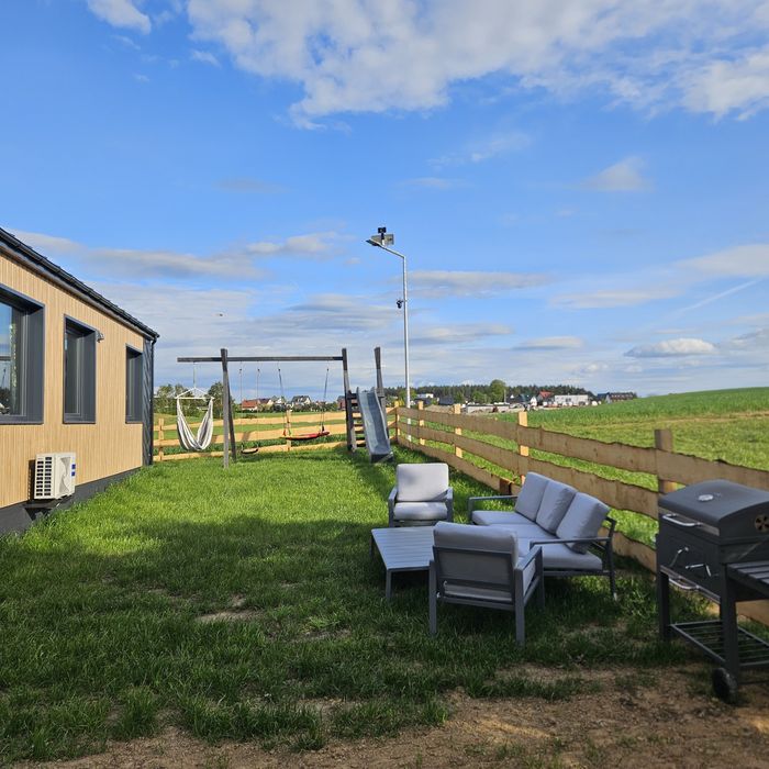 Domek nad jeziorem  z jacuzzi sauną dla Rodziny łowisko ryby kaszuby