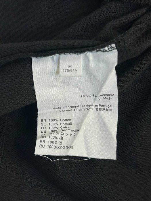 Футболка чорна Acne Studios STOCKHOLM 1996 черная distressed M L