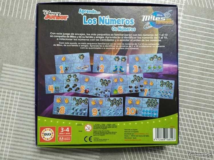 Puzzle/Jogo da Disney Junior ( Aprendo os números)