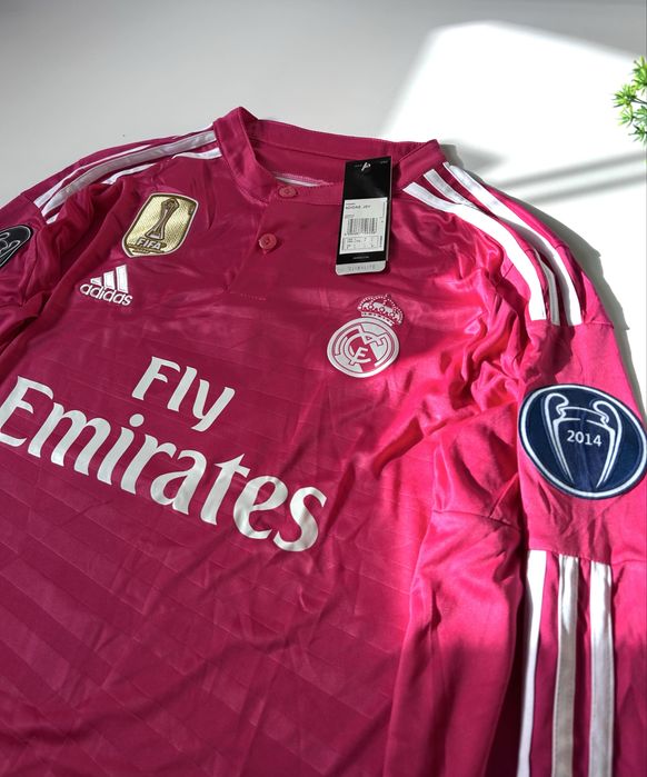 Футбольне Джерсі/Лонгслів Ronaldo #7 Real Madrid 2014/15 Away Pink  Champions League Classic Jersey