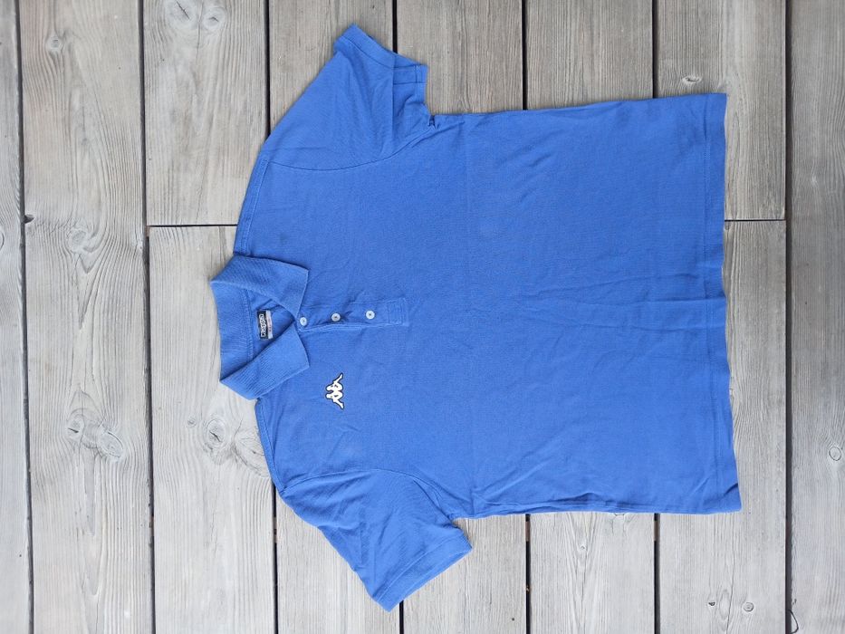 Polo Kappa L Vintage Azul