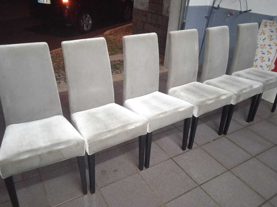 Mesa de jantars com 6 cadeiras