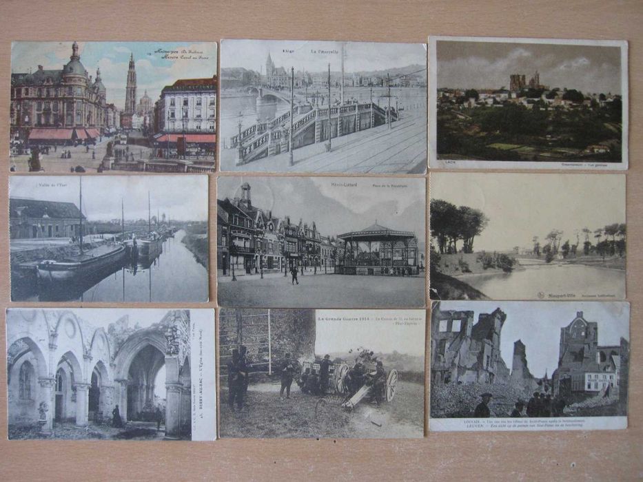 2 EXCELENTES álbuns com 200 postais RAROS da 1.ª Guerra Mundial