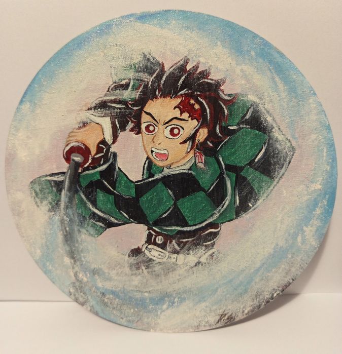 Картина "Танджіро Камадо"(аніме:Клинок розсікаючий демонів)