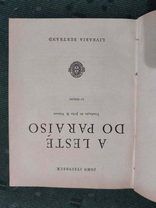 A Leste do Paraíso - John Steinbeck