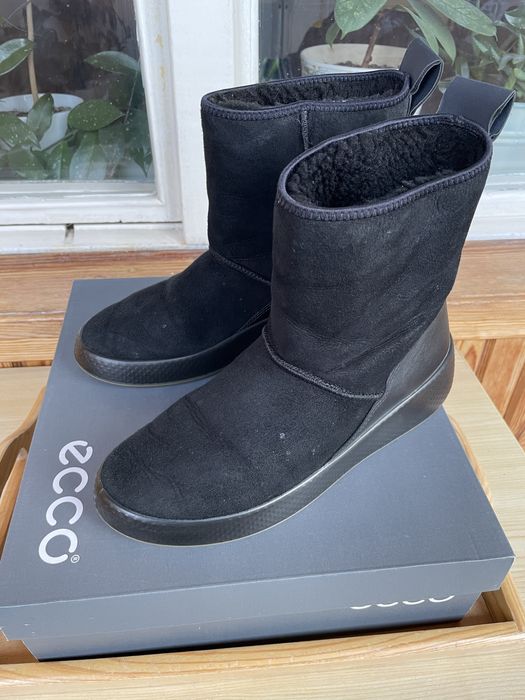 Замшеві черевики Ecco