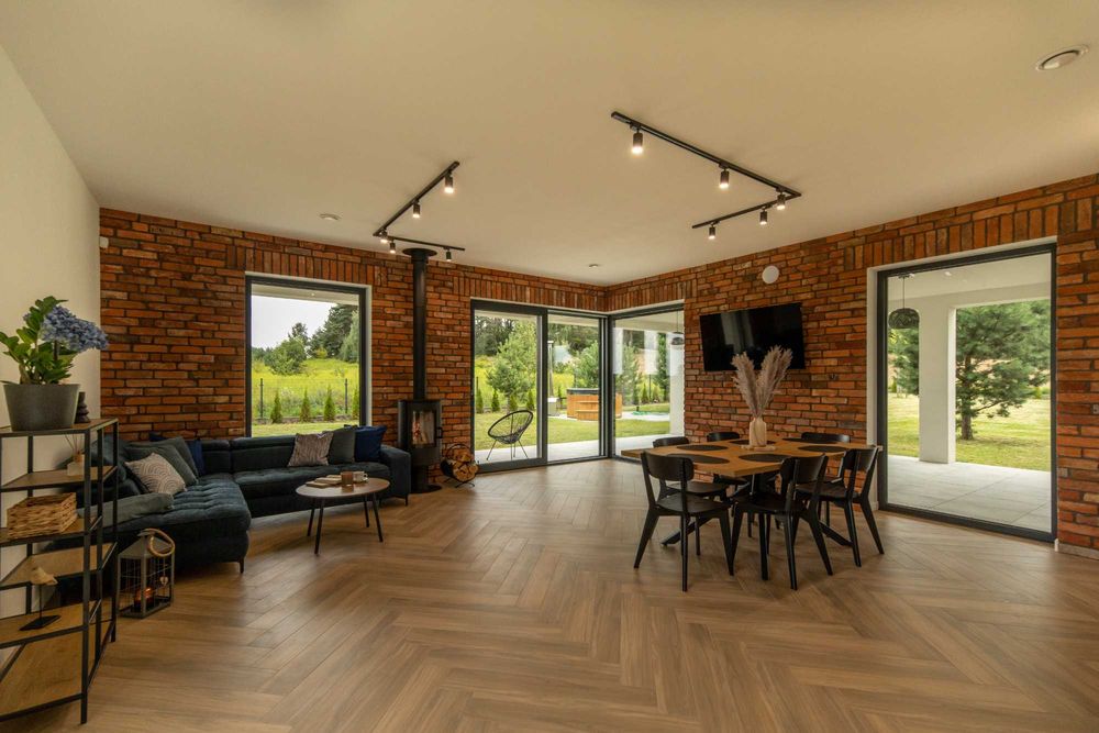 Domek 8 os. z balią i sauną w okolicy jeziora Kownatki - MAZURY