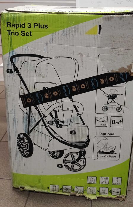 Hauck Rapid 3 Plus wózek 3w1 gondola spacerówka fotelik WYPRZEDAŻ