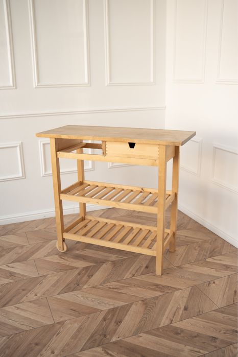 FÖRHÖJA Barek kuchenny, IKEA, brzoza, 100x43 cm