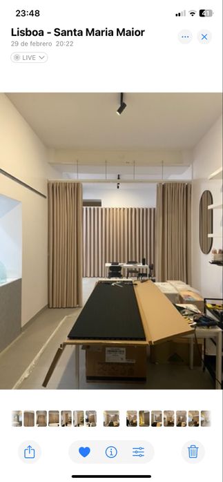 Cortinados novos veludo Italiano 2 medidas disponíveis sem calha