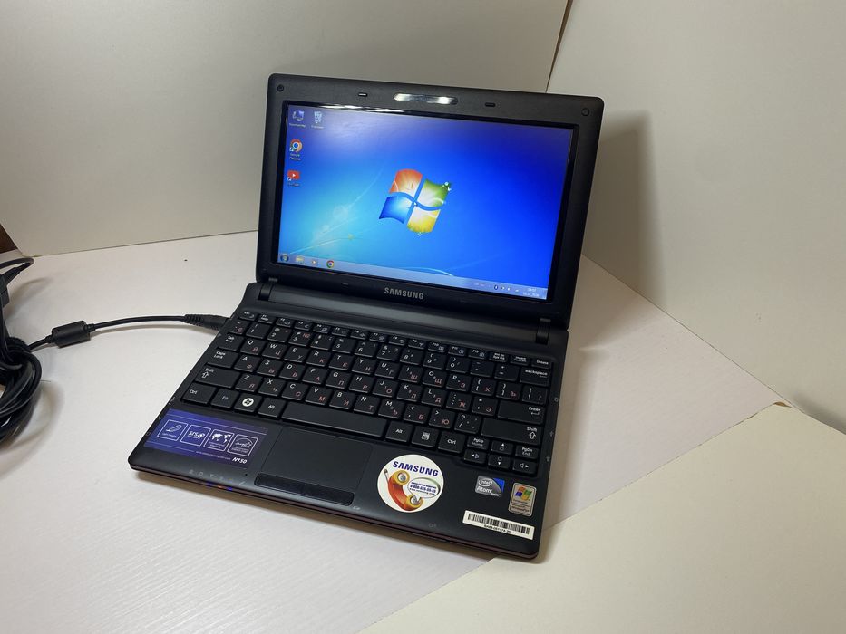 Samsung N150 +АКБ 100% SSD-240GB DDR2-2АКБ 100% идеал как новый нетбук