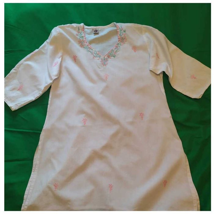 Вишита Блуза - туніка  Льон