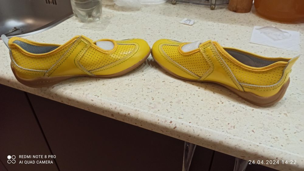 Мокасины кожаные новые