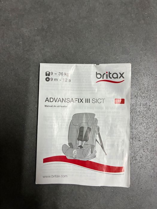 Britax Romer ADVANSAFIX III SICT (9-36Kg)