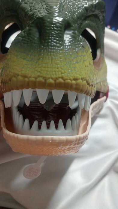 Máscara Dinossauro Mandíbula Móvel com Som Audasi (Nova s/ caixa)