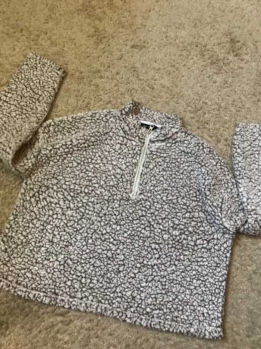 Bluza New Look ciepła baranek polar  boucle jesień zima M 38
