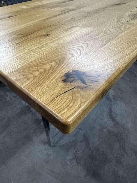 Стільниця дубова 120*70 см рустик лофт столешница из дуба 1200*700*35