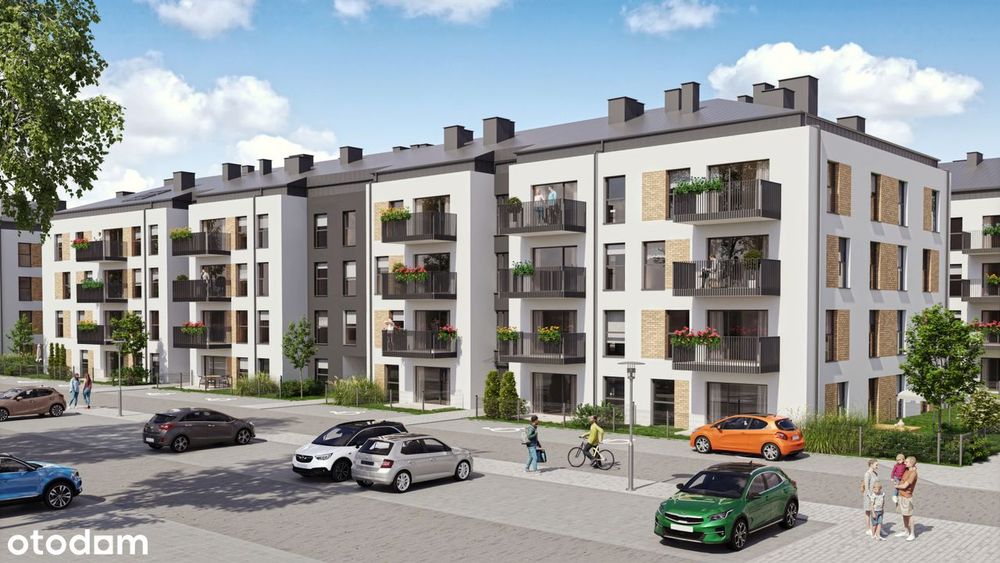 3-pokojowe mieszkanie 53m2 + balkon