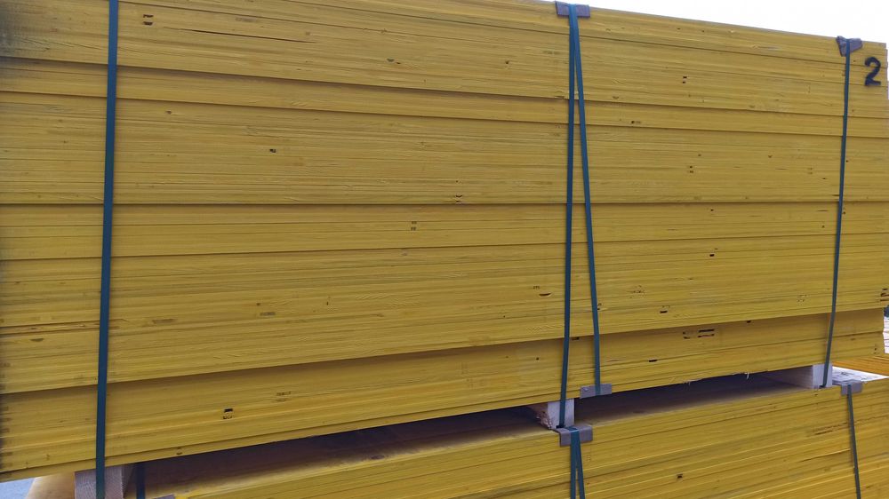 Blaty trójwarstwowe 250 x 50 II klasa nowe strop szalunki sklejka