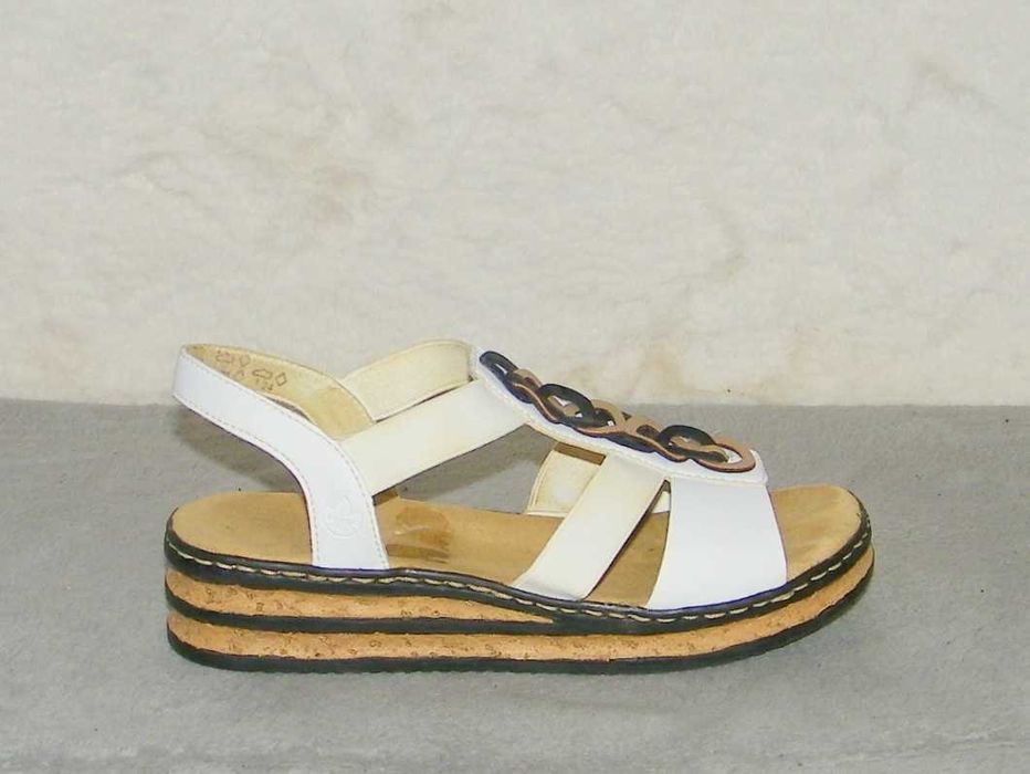 RIEKER Antistress - SANDAŁY LATO - rozm. 37 - JAK NÓWKI !!!