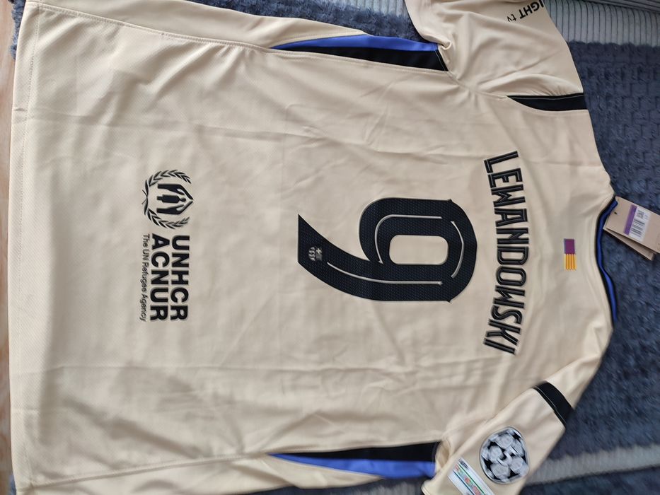 Koszulka piłkarska FC Barcelona rozmiar XXL Robert Lewandowski 9 Nike