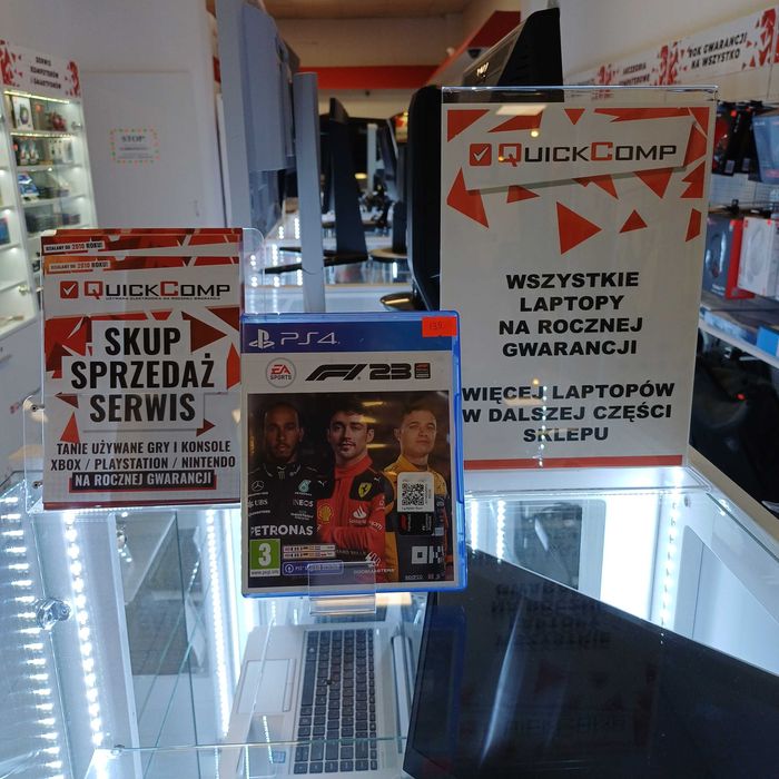 Gra PlayStation 4 PS4 / PS5 F1 23 Gwar 1 rok QUICK-COMP