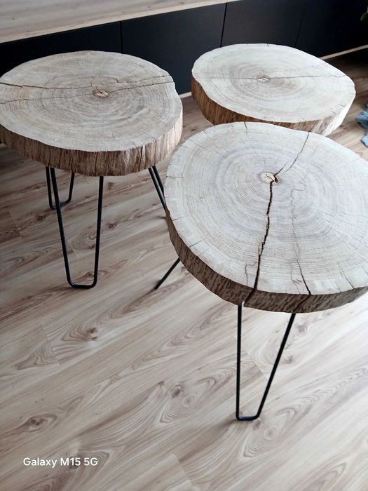 Debowe stoliki loft