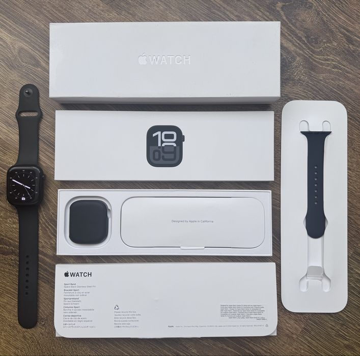 Apple watch 10 seria 46mm jet black на гарантіі