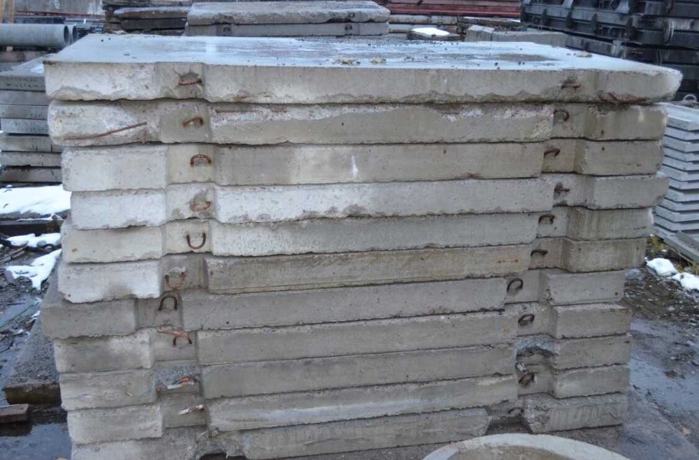 Дорожні плити розміром 3×1.75 та 3×1.5. Плити ПДН 6×2 / Аеродромні плити б/в