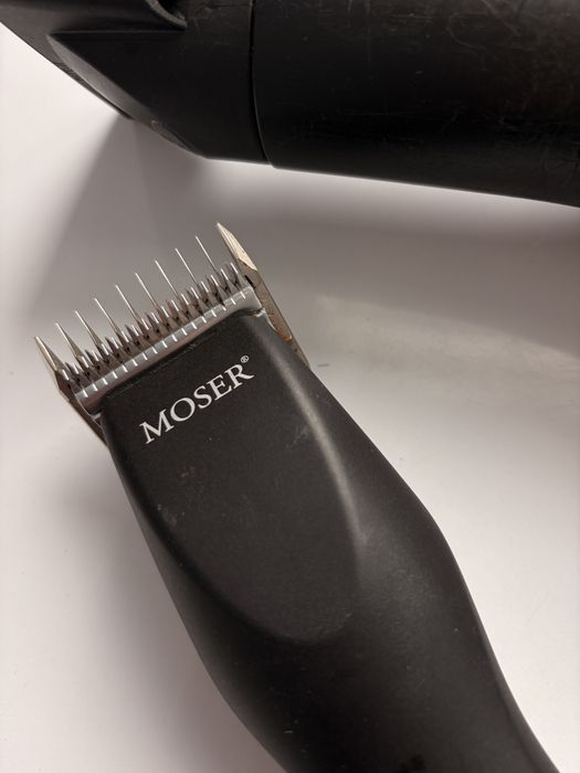 профессиональная машинка для стрижки животных Moser Max 50 и профессиональный фен Moser Edition Pro